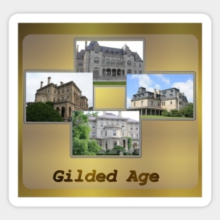 Collage: Gilded Age Sticker